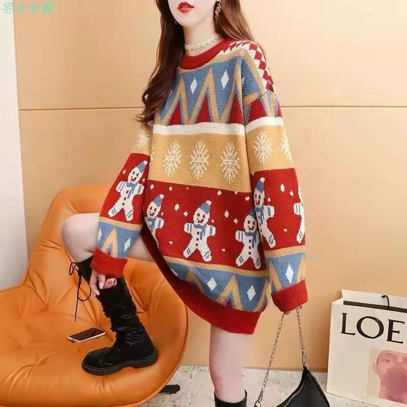 Rebeka | luźny świąteczny sweter