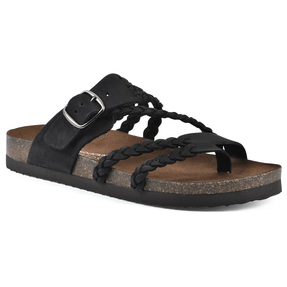 KATARZYNA | Plecione sandały z paskiem na palec