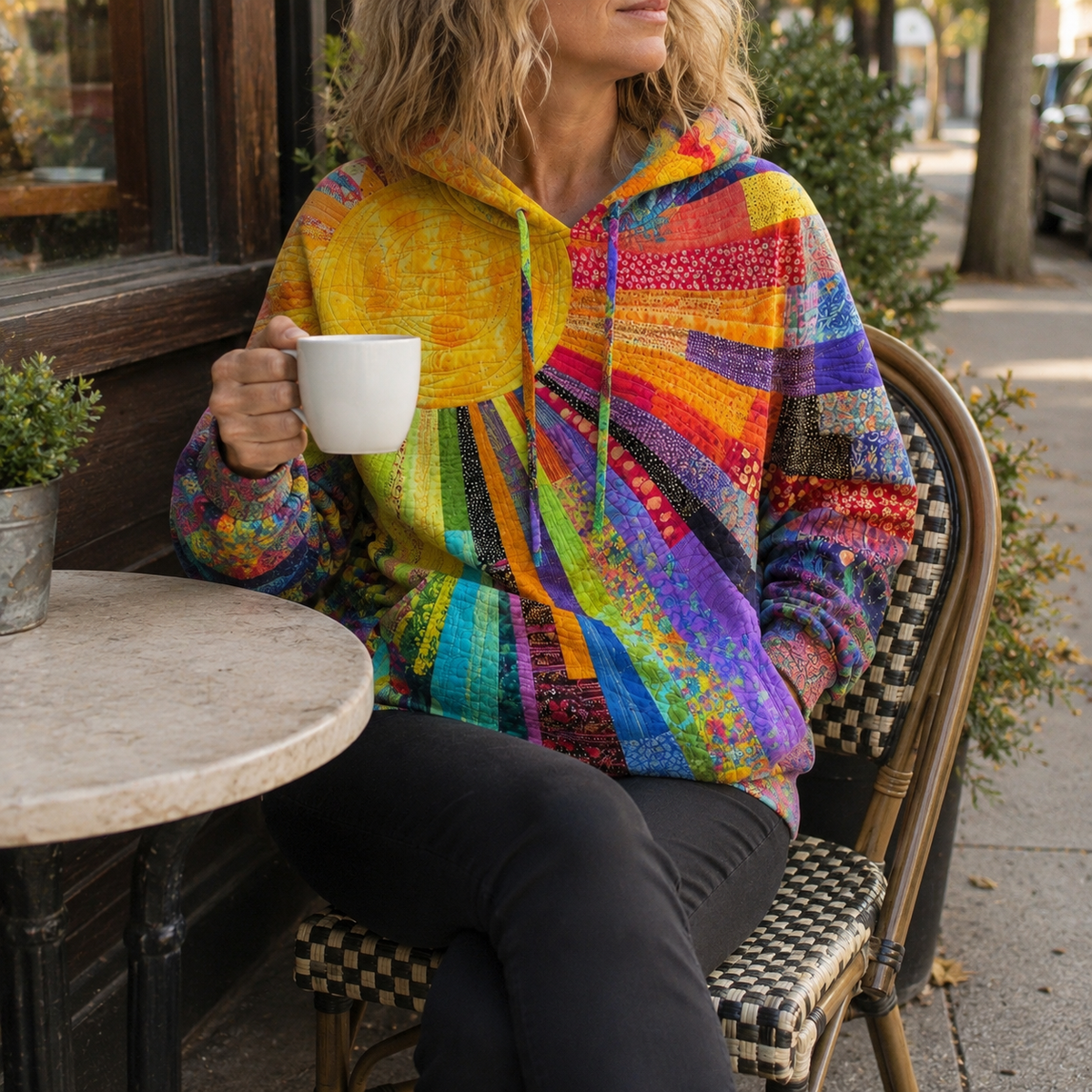 Marlena | Boho Kolorowa Bluza Patchworkowa