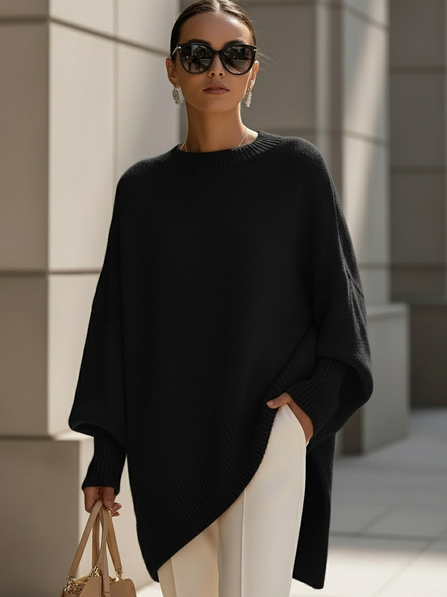 Adela | luźny sweter oversize z miękko opadającym przodem